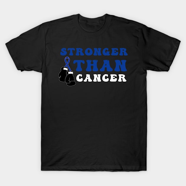 Stronger than cancer Colon Cancer Awareness T-Shirt by magazin